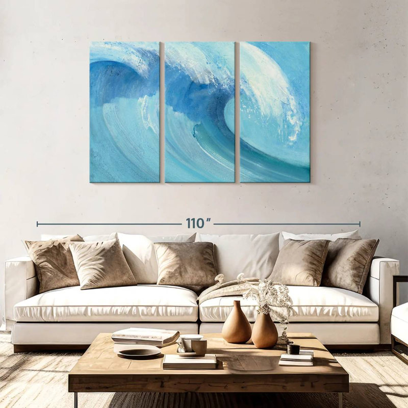 Senne Catch A Wave, 48" H x 74" W