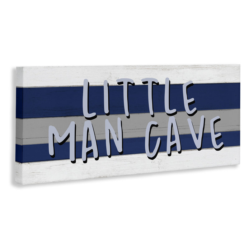 «Boy's Little Man Cave» par Kim Allen - impression d'art graphique, H 20 po x l 48 po
