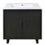 Ensemble de meuble-lavabo avec meuble de rangement pour salle de bain-910238364