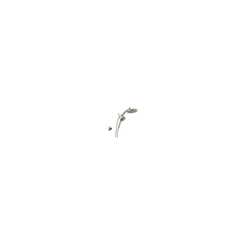 6-Setting PivotPro 3-in-1 Combination Shower Head with High Pressure ProClean Spray SpotShield Brushed Nickel