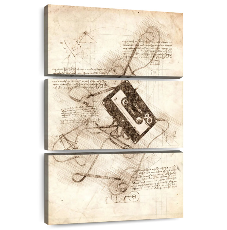 Abarca Cassette Tape, 38'' H x 24'' W