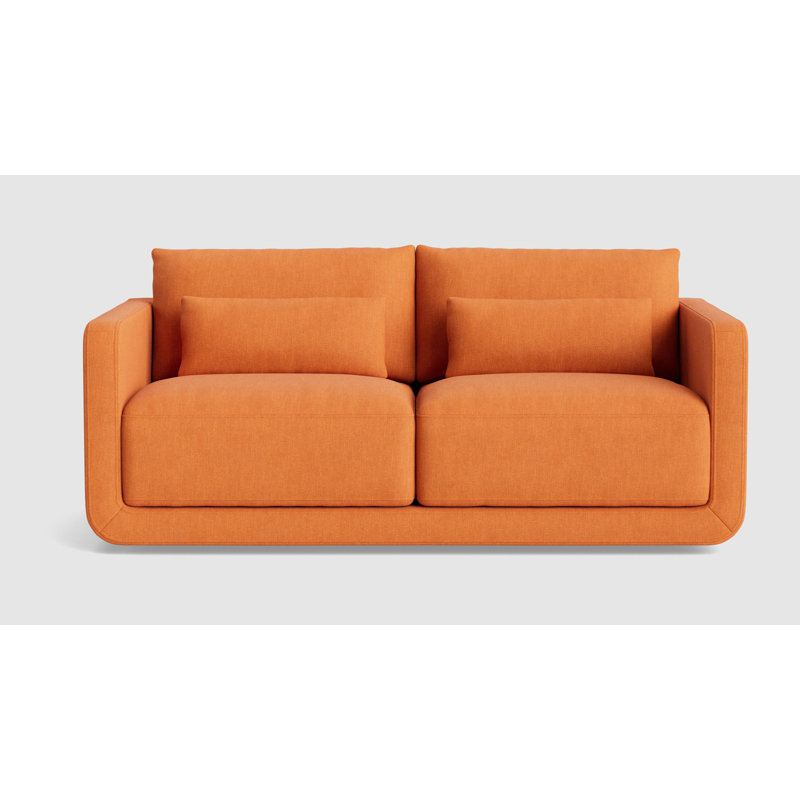 Eva Loveseat (70"), Performance Weave - Carrot