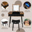 Paolo Dressing Table with Mirror-1608147543
