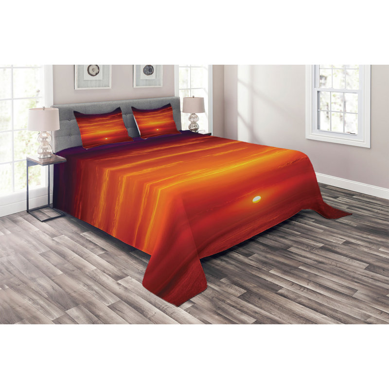Hypnotic Coastal Polyester Coverlet