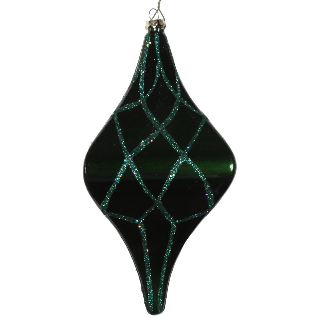 8" Candy Glitter Net Drop Christmas Ornament The Holiday Aisle®