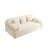78.7" Frameless Convertible Sofa Bed - Plush Corduroy Sleeper Couch with 3 Pillows, No-Assembly Queen Size Futon for Small Spaces & Apartments