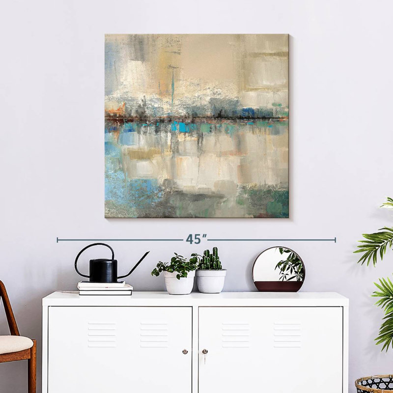 Shoreline Reflection II, 30" H x 30" W