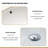 Myhomekeepers 13.4'' Ceramic Circular Bathroom Sink