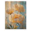 Vintage pivoines crème ensoleillées I - impression de pivoines sur bois de pin naturel-1229918213