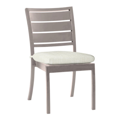 Chaise d'appoint en aluminium Charleston - Huître