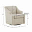 Fauteuil oscillant pivotant Justin