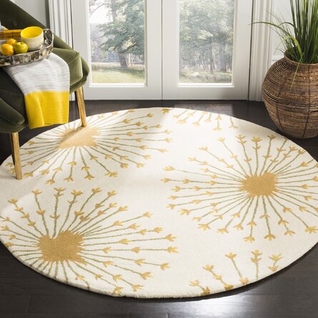Mccullough Hand Tufted Floral Rug