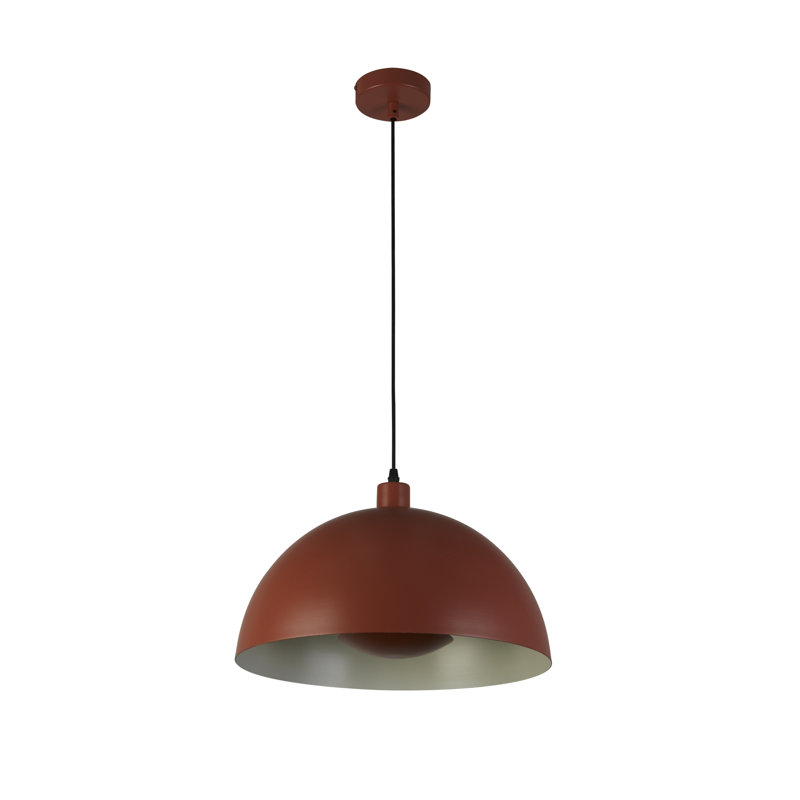 Palanga 1 - Light Pendant, Orange, 20.5cm H x 25cm W, Orange