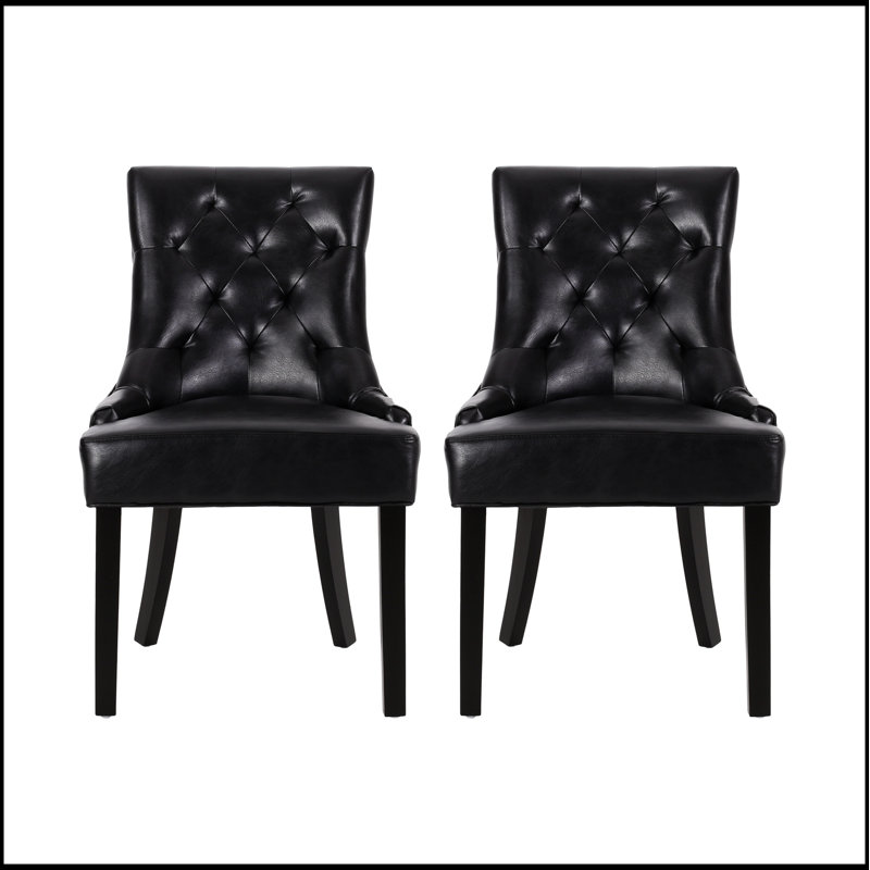 CHAISE DE SALLE À MANGER CHÈNE - KD MP2 (ensemble de 2) Moderne et élégante, parfaite pour les salles à manger contemporaines avec confort et élégance.