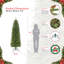 Sapin de Noël vert élancé-265182608