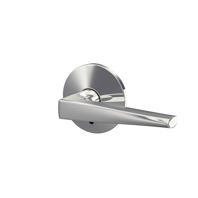 Eller Non-Turning Lever with Kinsler Trim, Bright Chrome