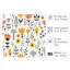«Botanical Scandinavian Flower Pattern I», reproduction d'art scandinave sans cadre-954143917