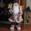Figurine père Noël 24 po avec sac en toile de jute