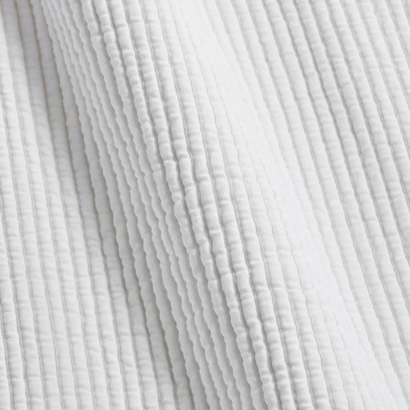Ensemble de couvre-lit Ripple, Blanc / mastic, Couvre-lit de très grande taille et 2 taies déco