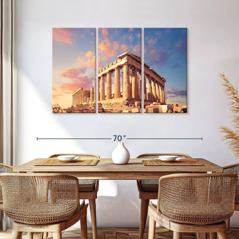 Aime Ancient Athens Acropolis, 36" H x 57" W