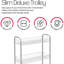 80cm H x 25cm W Utility Cart