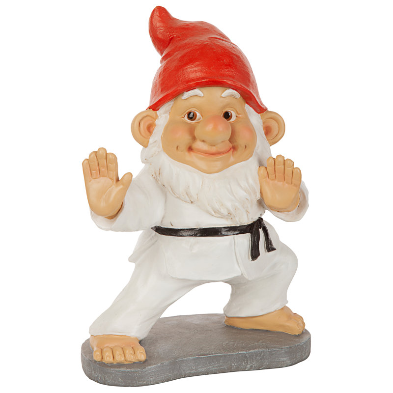 Karate Kobi Martial Arts Garden Gnome