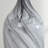 25.8"silky Grey Glass Table Lamp With Crystal Base (set Of 2)