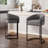 Sistrunk Modern Upholstered Bar Stools With Tufted Curved Back-733821594