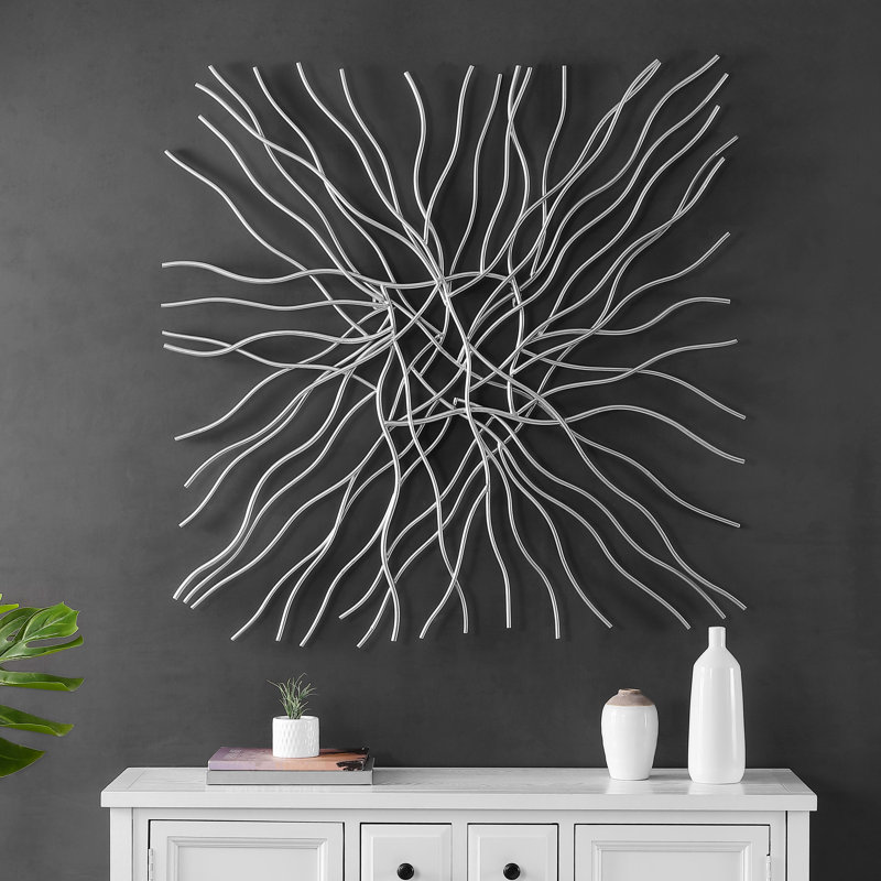 Averina Modern Abstract Wall Decor on Metal