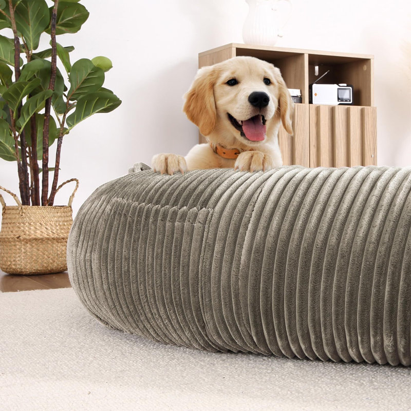 Lit pour chien géant pour adultes, 71 po x 48 po x 14 po, Brun