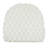 Klear Vu The Gripper Non Slip Chair Cushions, Soft & Comfortable Seat Pads, for Kitchen, Dining or Office, Podcast White, Set of 4