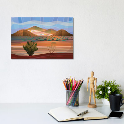 Copper Town by Charles Harker - Wrapped Canvas Print