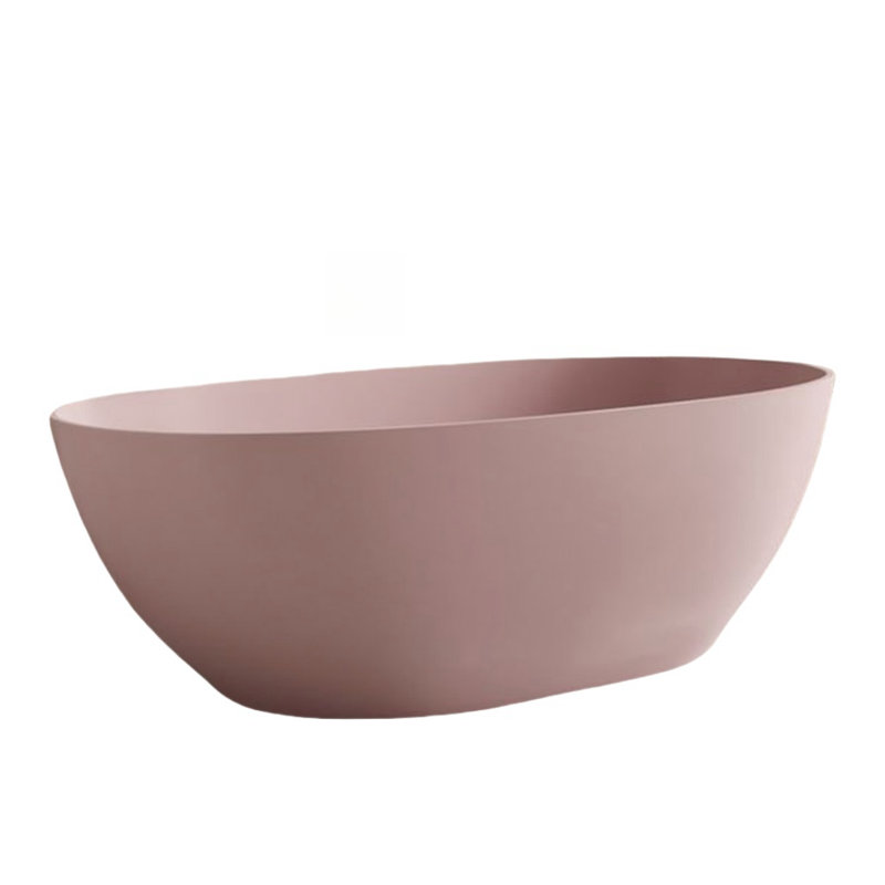 59.06 W 22.05 H Tub & Shower Kit, Pink