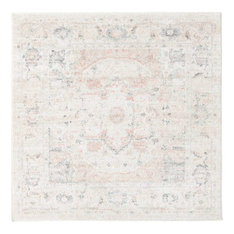 Hagood Oriental Indoor Rug, Square 4'