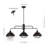 Antigone 3 - Light Oil Rubbed Bronze Kitchen Island Pendant