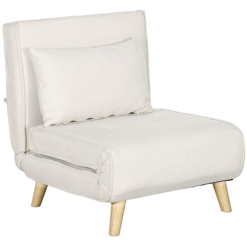 Convertible Chair Bed, Beige
