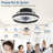 13 inch Low Profile Ceiling Fans with Lights and Remote-1894729684-1894729706