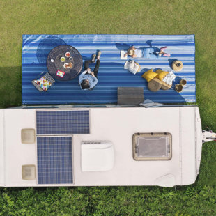 Tapis de camping pour camping-car sans sable
