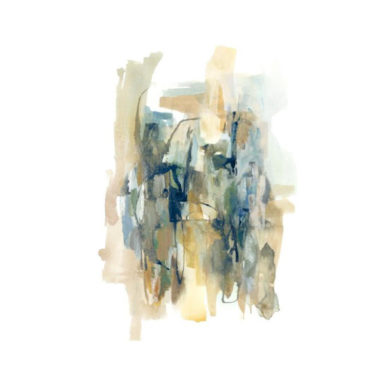 Natural Spread II Painting by Sonia Noir, Image Brush Gel, 44" H x 30" W