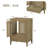 24" Bathroom Vanity Without Sink, Base Only, Cabinet With Doors And Drawer, Solid Frame And MDF Board