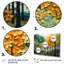 «Orange Green Trees Canopy Patchwork III», reproduction sur toile flottante-317530904-287206344