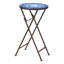 Table d'appoint en céramique, usage extérieur, unique