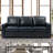 Fournier 83.46'' Genuine Leather Square Arm Sofa with Pillows-70602462
