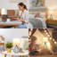 Ensemble de lampe de table 15,28 "noir