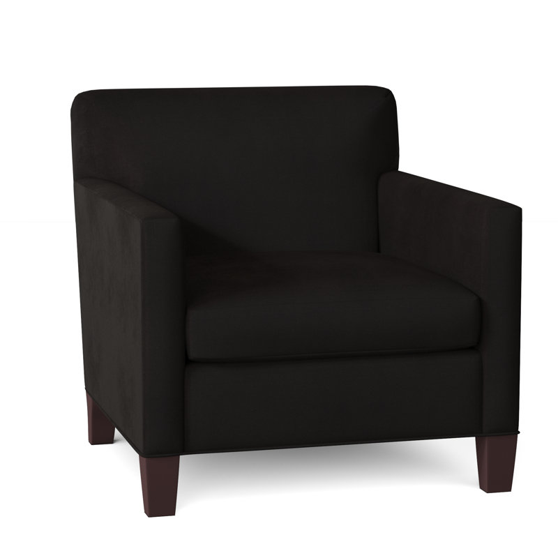 Fauteuil à coussin en duvet large 32 po Brighton, Espresso Rylee