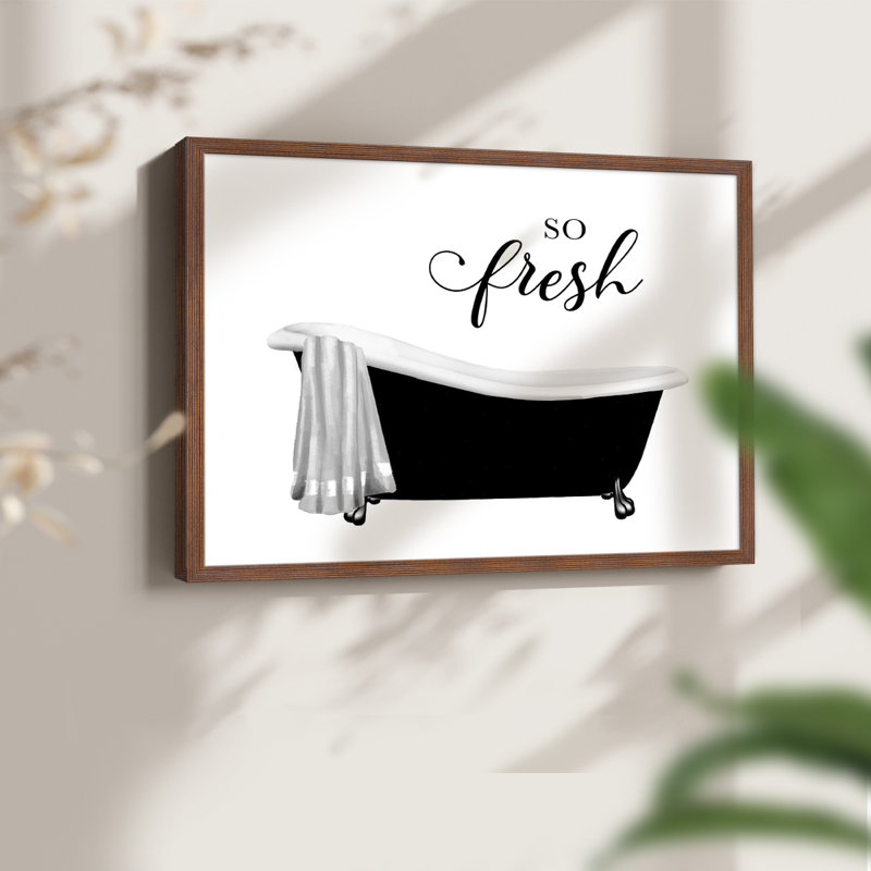 So Fresh -Framed Print - Restickable, Walnut, 22" H x 28" W