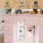 Greyden Vanity Set With LED Mirror & Power Outlets, 9 Drawers with Diamond Handles-473530993