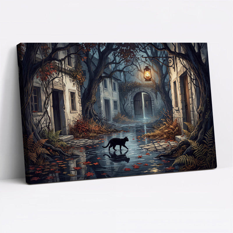 Art mural sur toile Halloween, H 28 po x l 40 po