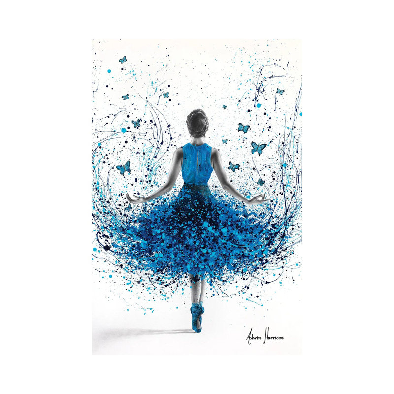 Giclée sur toile tendue Butterfly Ballerina, H 60 po x l 40 po