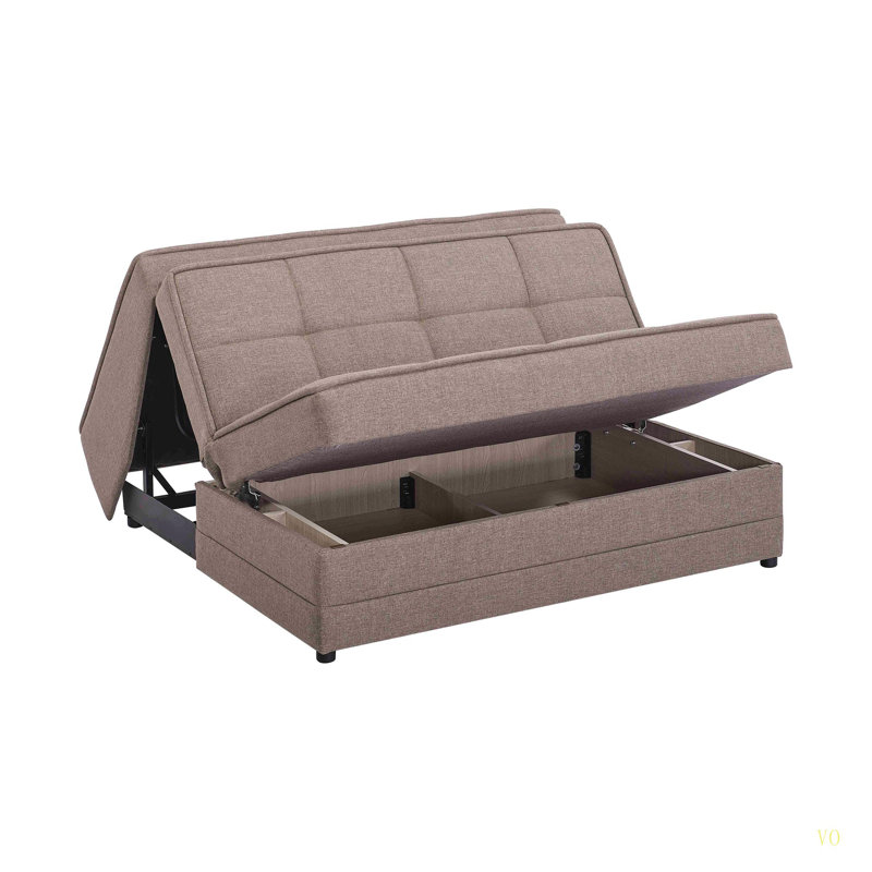 Canapé convertible avec rangement Primenest, Beige